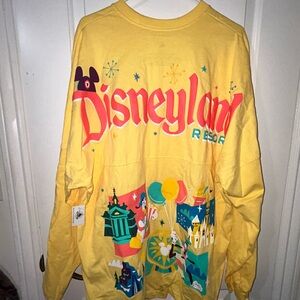 Disneyland Resort Yellow Graphic Long Sleeve Tee